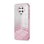 For Xiaomi Redmi K30 Pro / K30 Ultra Gradient Glitter Powder Electroplated Phone Case(Pink)