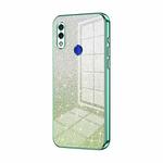 For Xiaomi Redmi Note 7 / Note 7 Pro Gradient Glitter Powder Electroplated Phone Case(Green)