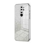 For Xiaomi Redmi Note 8 Pro Gradient Glitter Powder Electroplated Phone Case(Silver)