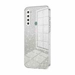 For Xiaomi Redmi Note 8T Gradient Glitter Powder Electroplated Phone Case(Transparent)