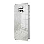 For Xiaomi Redmi Note 9 5G / Note 9T Gradient Glitter Powder Electroplated Phone Case(Silver)