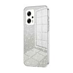 For Xiaomi Redmi Note 11T Pro/Poco X4 GT Gradient Glitter Powder Electroplated Phone Case(Transparent)