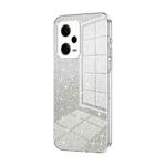 For Xiaomi Redmi Note 12 Pro 5G Gradient Glitter Powder Electroplated Phone Case(Transparent)