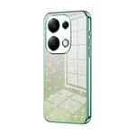 For Xiaomi Redmi Note 13 Pro 4G Gradient Glitter Powder Electroplated Phone Case(Green)