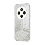For Redmi 14R Gradient Glitter Powder Electroplated Phone Case(Transparent)