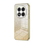 For Redmi Note 14 Pro 5G Gradient Glitter Powder Electroplated Phone Case(Gold)