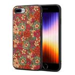 For iPhone 8 Plus / 7 Plus Four Seasons Flower Language Series TPU Phone Case(Summer Red)