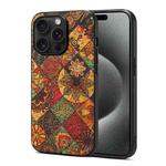 For iPhone 15 Pro Max Four Seasons Flower Language Series TPU Phone Case(Autumn Yellow)