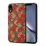 For iPhone XR Four Seasons Flower Language Series TPU Phone Case(Summer Red)