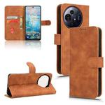 For TCL 50 NxtPaper 5G Skin Feel Magnetic Flip Leather Phone Case(Brown)