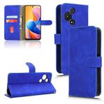 For TCL 60R 5G Skin Feel Magnetic Flip Leather Phone Case(Blue)