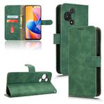For TCL 60R 5G Skin Feel Magnetic Flip Leather Phone Case(Green)