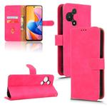 For TCL 60R 5G Skin Feel Magnetic Flip Leather Phone Case(Rose Red)