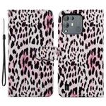 For Blackview A55 Pro Painted Pattern Horizontal Flip Leather Phone Case(Leopard)