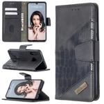 For Huawei P30 Lite Matching Color Crocodile Texture Horizontal Flip PU Leather Case with Holder & Card Slots & Wallet(Black)