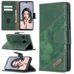 For Huawei P30 Lite Matching Color Crocodile Texture Horizontal Flip PU Leather Case with Holder & Card Slots & Wallet(Green)