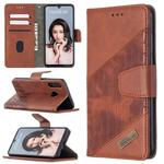 For Huawei P30 Lite Matching Color Crocodile Texture Horizontal Flip PU Leather Case with Holder & Card Slots & Wallet(Brown)