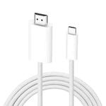 4K 30Hz USB-C / Type-C to HDMI HD Adapter Cable, Length: 1.8m(White)