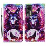 For Ulefone Note 14 Painted Pattern Horizontal Flip Leather Phone Case(Wolf Totem)