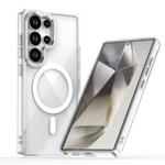 For Samsung Galaxy S25 Ulltra 5G MagSafe Magnetic Clear Phone Case(White)