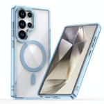 For Samsung Galaxy S25 Ulltra 5G MagSafe Magnetic Clear Phone Case(Blue)