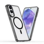 For Samsung Galaxy S25 Edge 5G MagSafe Magnetic Clear Phone Case(Black)