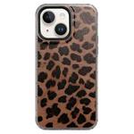 For iPhone 14 Plus Dual-sided IMD Leopard Print PC + TPU Phone Case