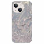 For iPhone 13 Dual-sided Silver-printed IMD PC + TPU Phone Case