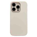 For iPhone 12 Pro Max Electroplated Metal Lens Frame Design MagSafe Silicone Phone Case(White)