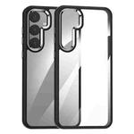 For Samsung Galaxy S25+ 5G Anti-fingerprint Highly Transparent PC Phone Case(Black)