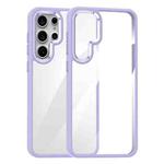For Samsung Galaxy S25 Ultra 5G Anti-fingerprint Highly Transparent PC Phone Case(Purple)