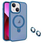 For iPhone 13 MagSafe Magnetic Holder Phone Case(Blue)