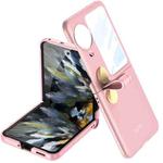 For OPPO Find N3 Flip GKK Integrated Ultrathin with Rotating Cortical Belt Phone Case(Pink)