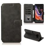 For Samsung Galaxy Note9 Calf Texture Magnetic Buckle Horizontal Flip Leather Case with Holder & Card Slots & Wallet & Photo Frame(Black)
