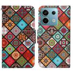 For Xiaomi Redmi Note 13 Pro Colored Drawing Pattern Leather Phone Case(Ethnic Style)