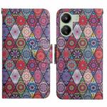 For Xiaomi Redmi 13C Colored Drawing Pattern Leather Phone Case(Diamond Kaleidoscope)