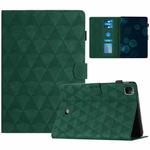 For iPad Pro 11.0 2022 / Air 10.9 2022 Diamond Texture Embossed Leather Smart Tablet Case(Green)