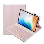 For OPPO Pad Air2 11.4 inch OP14 TPU Ultra-thin Detachable Bluetooth Keyboard Leather Case(Pink)