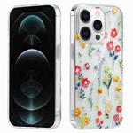 For iPhone 12 Pro Max Electroplated Symphony Phone Case(Miscellaneous Flowers)