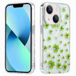 For iPhone 13 Electroplated Symphony Phone Case(Four-leaf-clover)
