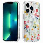 For iPhone 13 Pro Electroplated Symphony Phone Case(Miscellaneous Flowers)