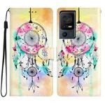 For TCL 40 SE Colored Drawing Leather Phone Case(Dream Catcher)