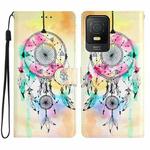 For TCL 403 Colored Drawing Leather Phone Case(Dream Catcher)