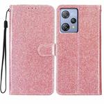 For Blackview A53 Pro Glitter Powder Flip Leather Phone Case(Rose Gold)