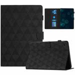 For Lenovo Tab M10 3rd Gen Diamond Texture Embossed Leather Smart Tablet Case(Black)