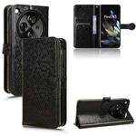 For OnePlus Open / OPPO Find N3 Honeycomb Dot Texture Leather Phone Case(Black)