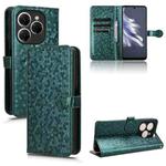 For Tecno Spark 20 Pro Honeycomb Dot Texture Leather Phone Case(Green)