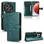 For Tecno Camon 30 Premier 5G Honeycomb Dot Texture Leather Phone Case(Green)
