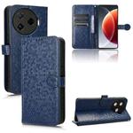 For Tecno Camon 30 Pro 5G Honeycomb Dot Texture Leather Phone Case(Blue)