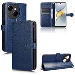 For Tecno Spark Go 2025 / Spark Go 1 Honeycomb Dot Texture Leather Phone Case(Blue)